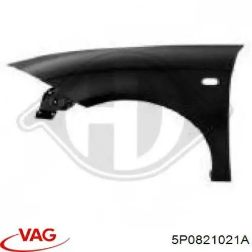 Pára-lama dianteiro esquerdo VAG 5P0821021A preço, a partir de 117,73 USD