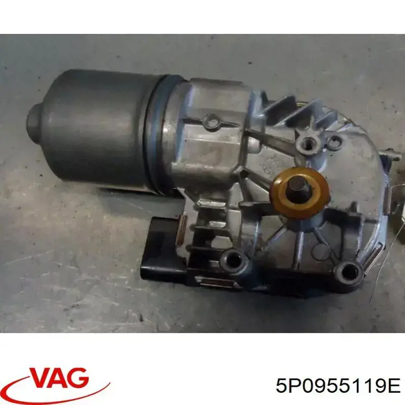 5P0955119E VAG Motor de limpador pára-brisas do pára-brisas