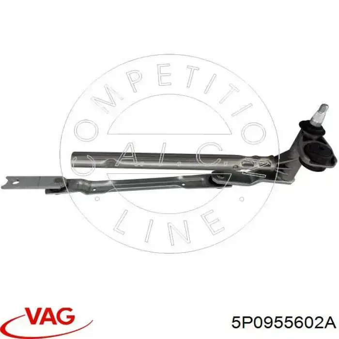 Trapézio de limpador pára-brisas direito VAG 5P0955602A preço, a partir de 26,74 USD