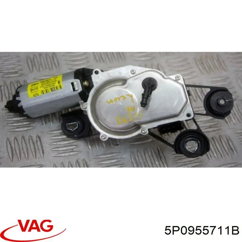 5P0955711B VAG Motor de limpador pára-brisas de vidro traseiro
