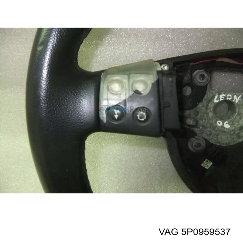 5P0959537 VAG Unidade de interruptores de botão do volante de direção