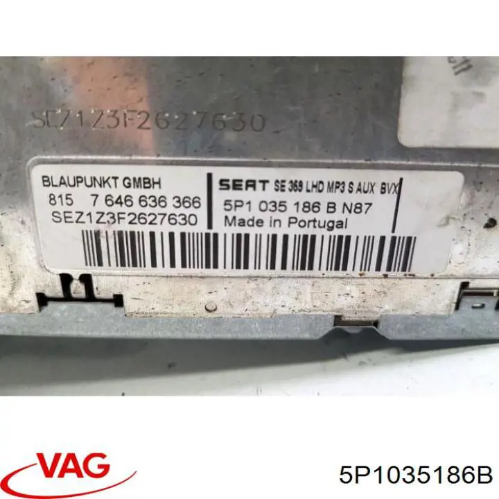  VAG 5P1035186B preço, a partir de 66,40 USD