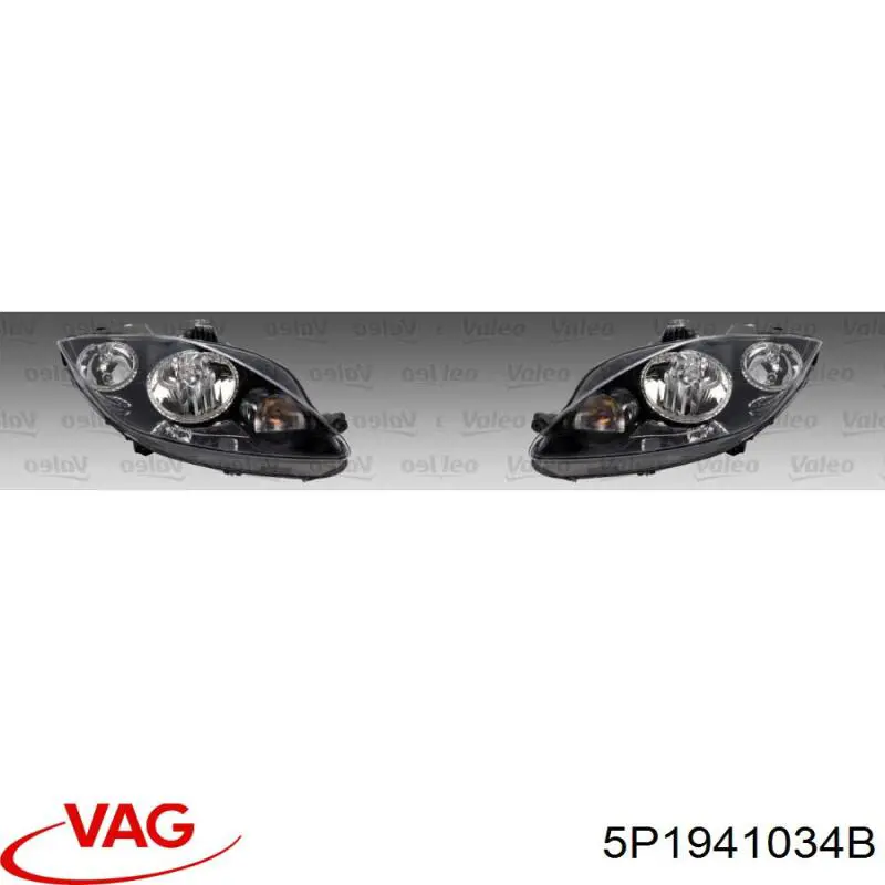 5P1941034B VAG Luz direita