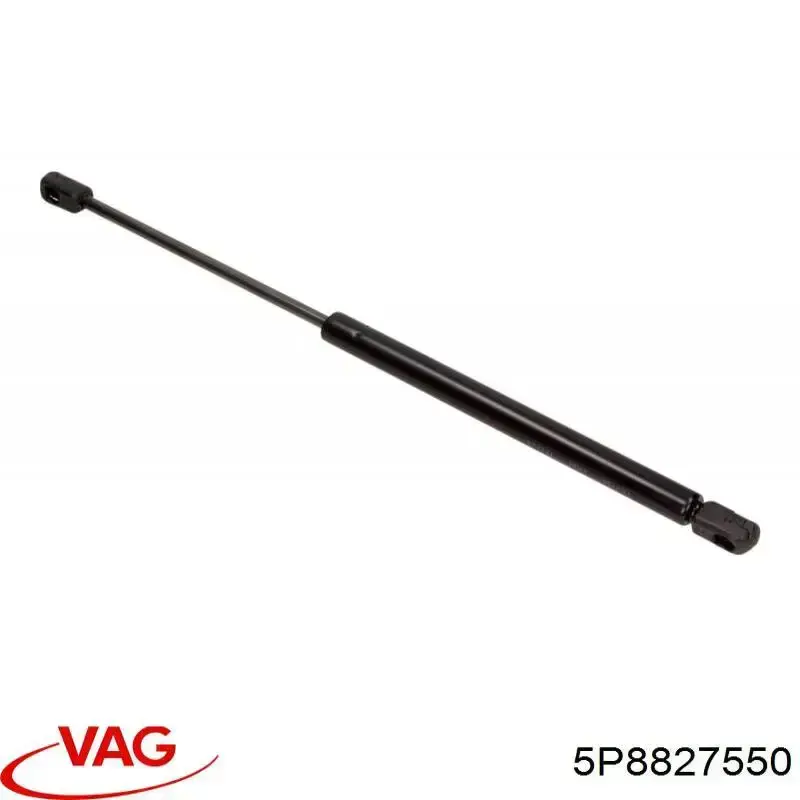 5P8827550 VAG Amortecedor de tampa de porta-malas (de 3ª/5ª porta traseira)