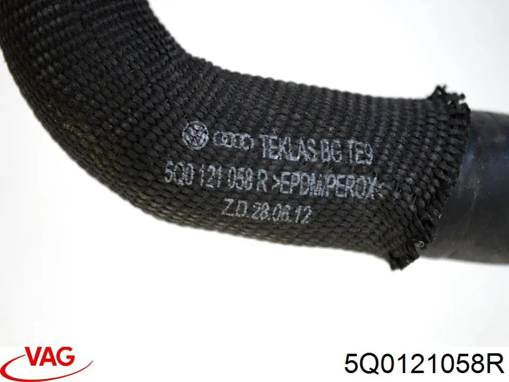 Compre 5Q0121058R VAG Mangueira (cano derivado) do sistema de esfriamento