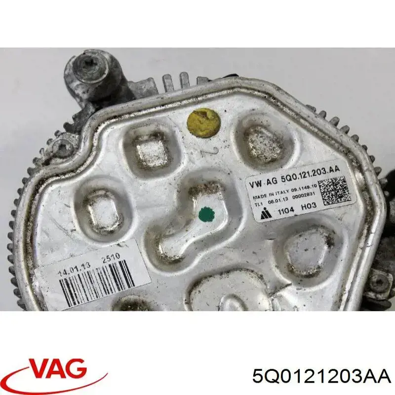 Compre 99591784601 Vika Difusor do radiador de esfriamento, montado com motor e roda de aletas