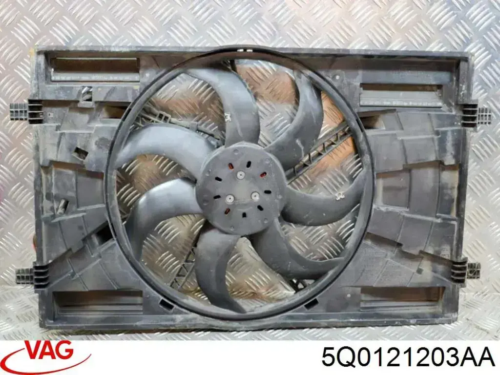 99591784601 Vika Difusor do radiador de esfriamento, montado com motor e roda de aletas