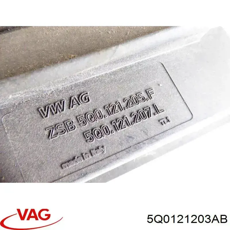 Ventilador elétrico de esfriamento montado (motor + roda de aletas) VAG 5Q0121203AB preço, a partir de 147,40 USD
