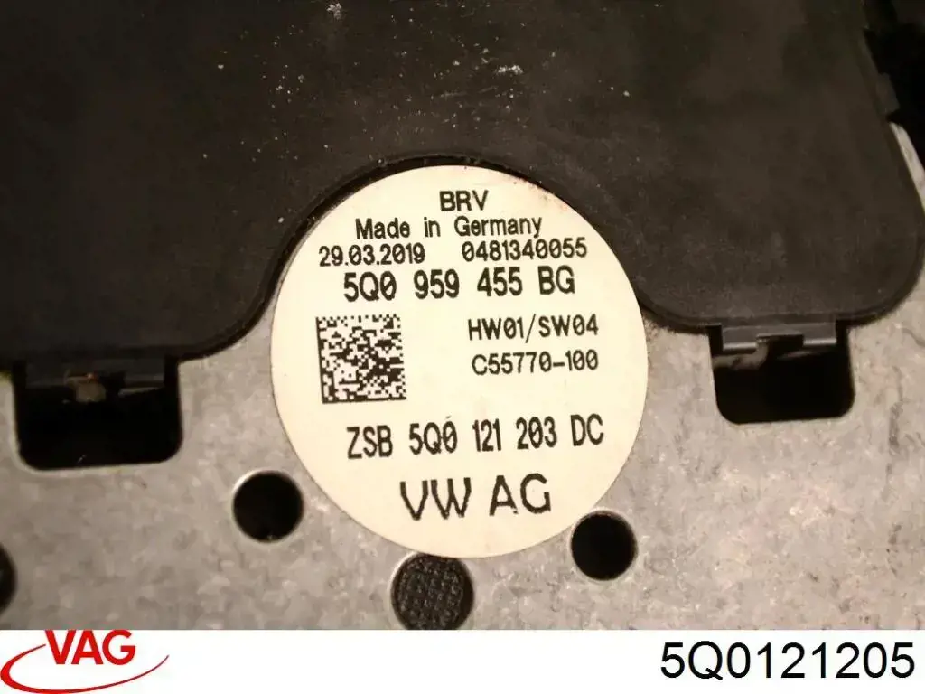 Compre 5Q0121205 VAG Difusor do radiador de esfriamento
