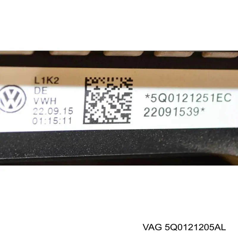 Compre 5Q0121205AL VAG Difusor do radiador de esfriamento