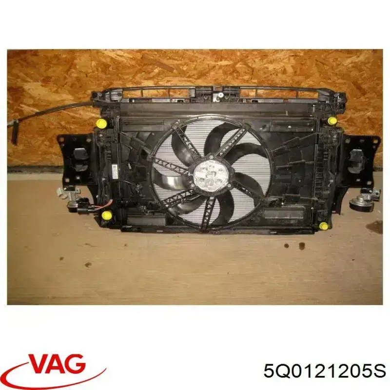 5Q0121205S VAG Difusor do radiador de esfriamento