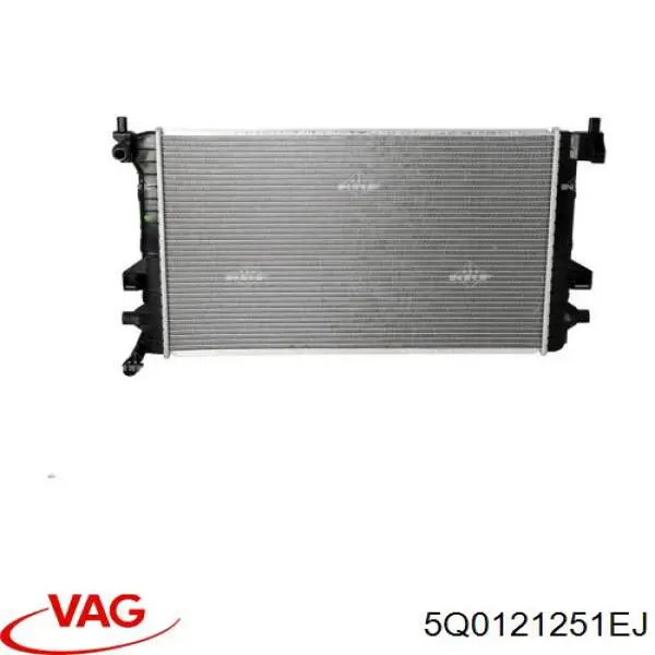 Compre 5Q0121251EJ VAG Radiador de esfriamento de motor adicional