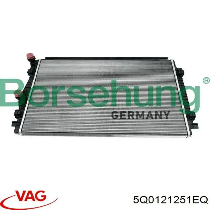 Radiador de esfriamento de motor VAG 5Q0121251EQ preço, a partir de 116,56 USD