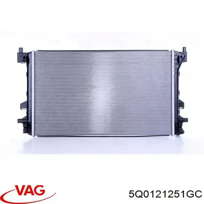5Q0121251GC VAG Radiador de esfriamento de motor