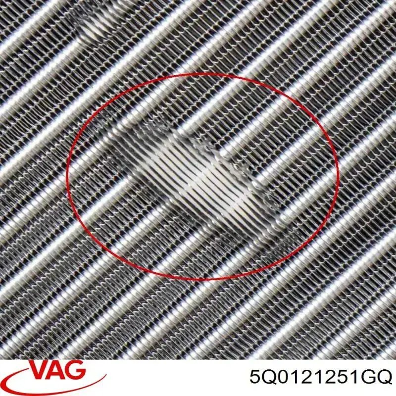 5Q0121251GQ VAG Radiador de esfriamento de motor