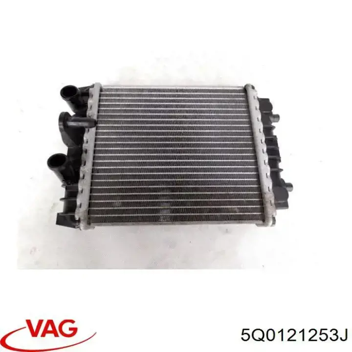 5Q0121253J VAG Radiador de esfriamento de motor adicional