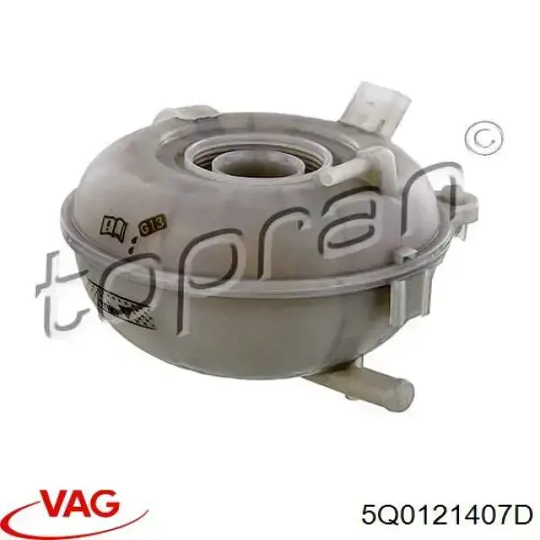 Tanque de expansão do sistema de esfriamento VAG 5Q0121407D preço, a partir de 31,92 USD