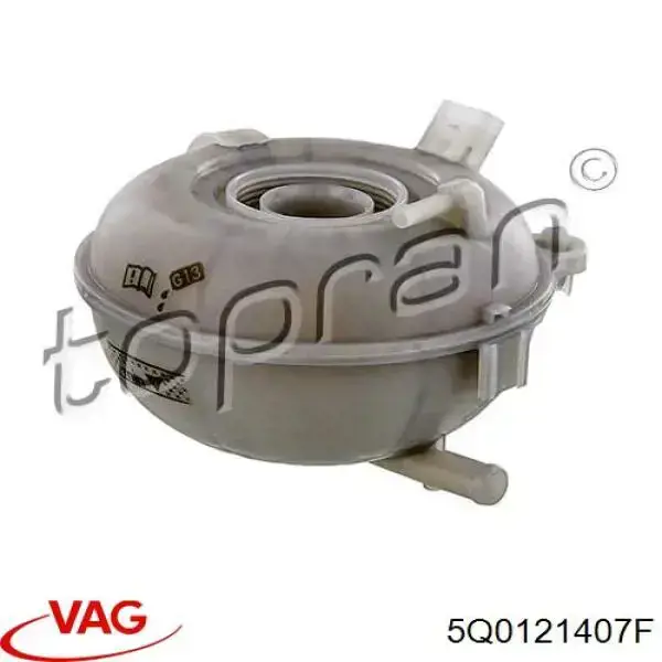 Tanque de expansão do sistema de esfriamento VAG 5Q0121407F preço, a partir de 26,88 USD