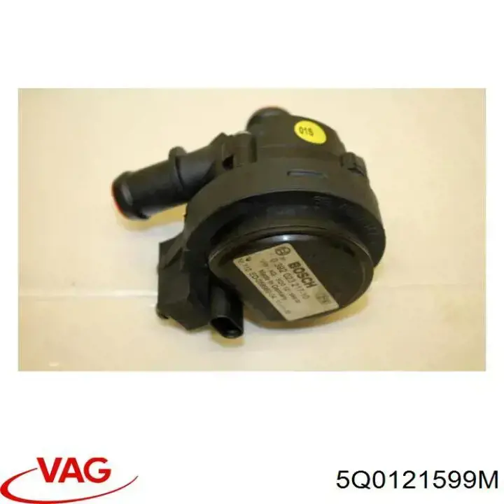 5Q0121599M VAG Bomba de água (bomba) de esfriamento, adicional elétrica