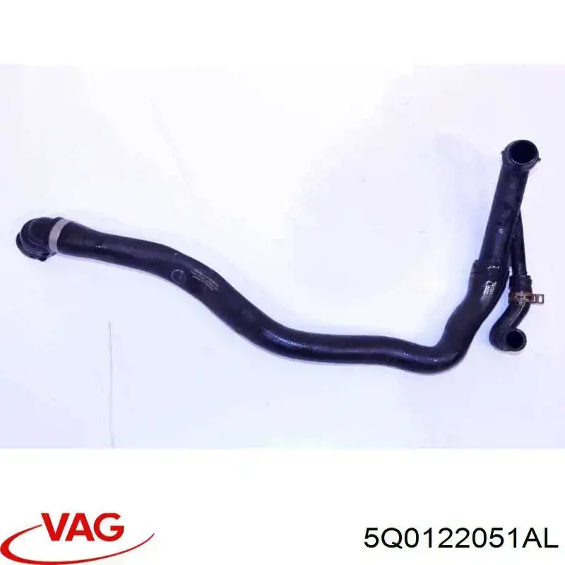 5Q0122051AL VAG Mangueira (cano derivado) inferior do radiador de esfriamento