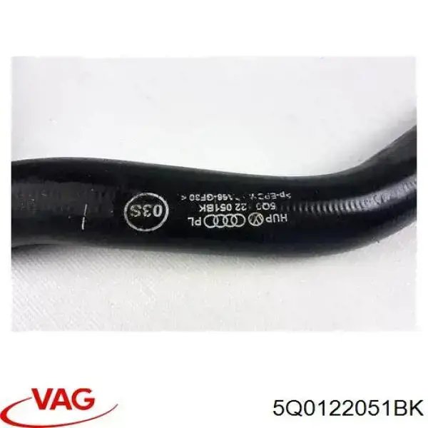 Mangueira (cano derivado) inferior do radiador de esfriamento VAG 5Q0122051BK preço, a partir de 132,25 USD