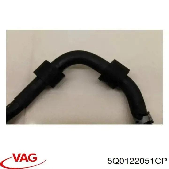 Compre 5Q0122051CP VAG Mangueira (cano derivado) inferior do radiador de esfriamento