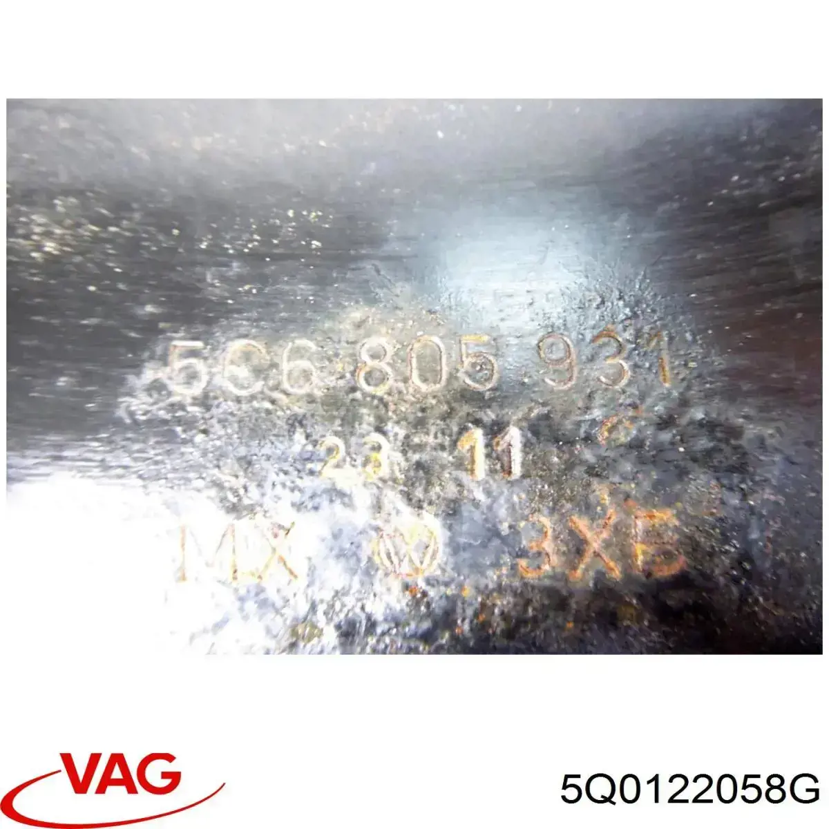Mangueira (cano derivado) do sistema de esfriamento VAG 5Q0122058G preço, a partir de 38,95 USD