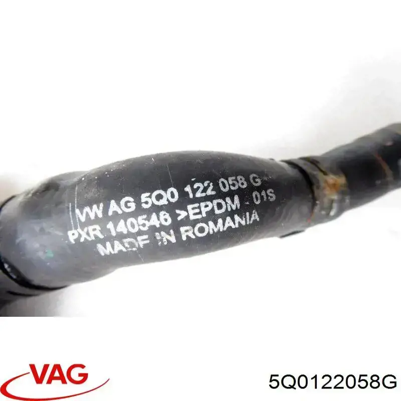 5Q0122058G VAG Mangueira (cano derivado) do sistema de esfriamento