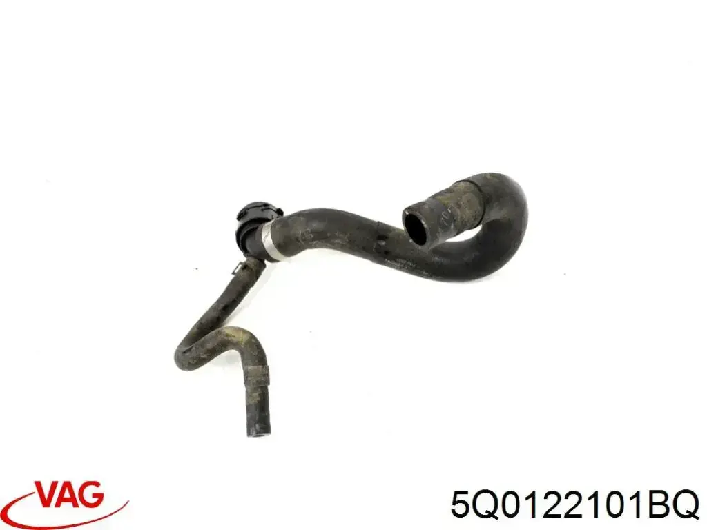 5Q0122101BQ VAG Mangueira (cano derivado) do radiador de esfriamento superior