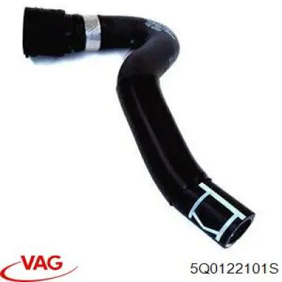 5Q0122101S VAG Mangueira (cano derivado) do radiador de esfriamento superior