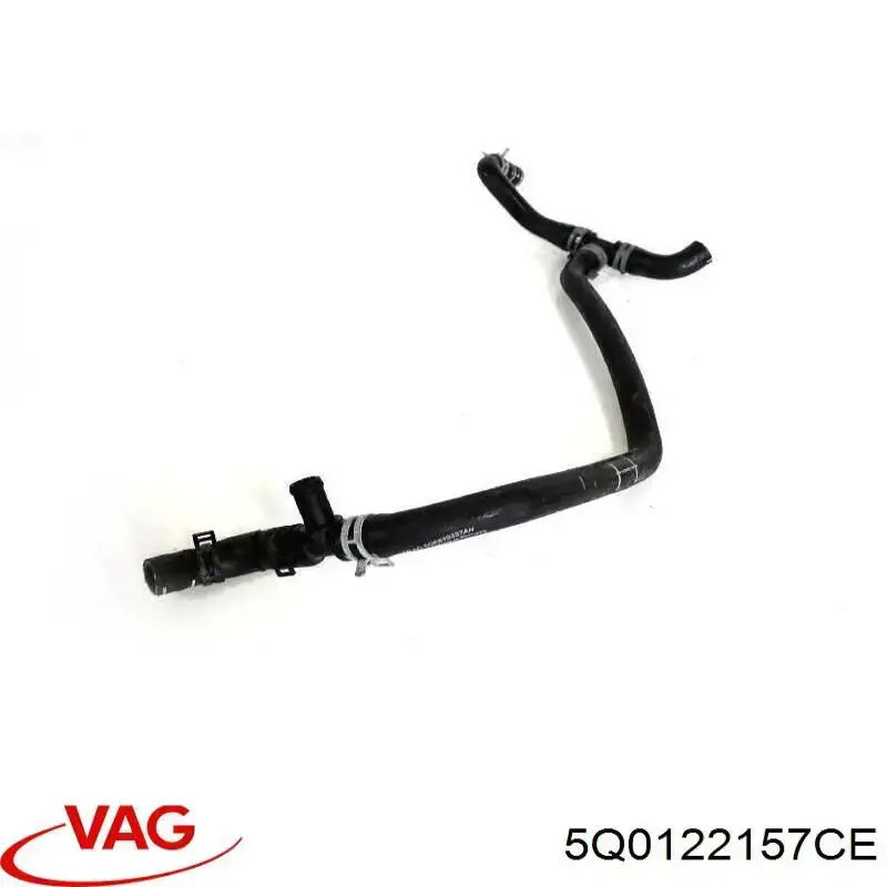Mangueira (cano derivado) do sistema de esfriamento VAG 5Q0122157CE preço, a partir de 61,37 USD