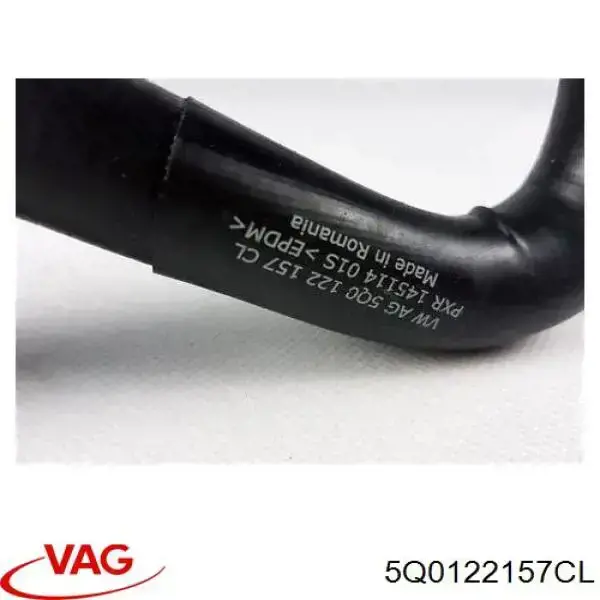 Mangueira (cano derivado) do sistema de esfriamento VAG 5Q0122157CL preço, a partir de 71,63 USD