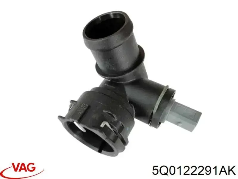 Flange do sistema de esfriamento (união em T) VAG 5Q0122291AK preço, a partir de 7,70 USD