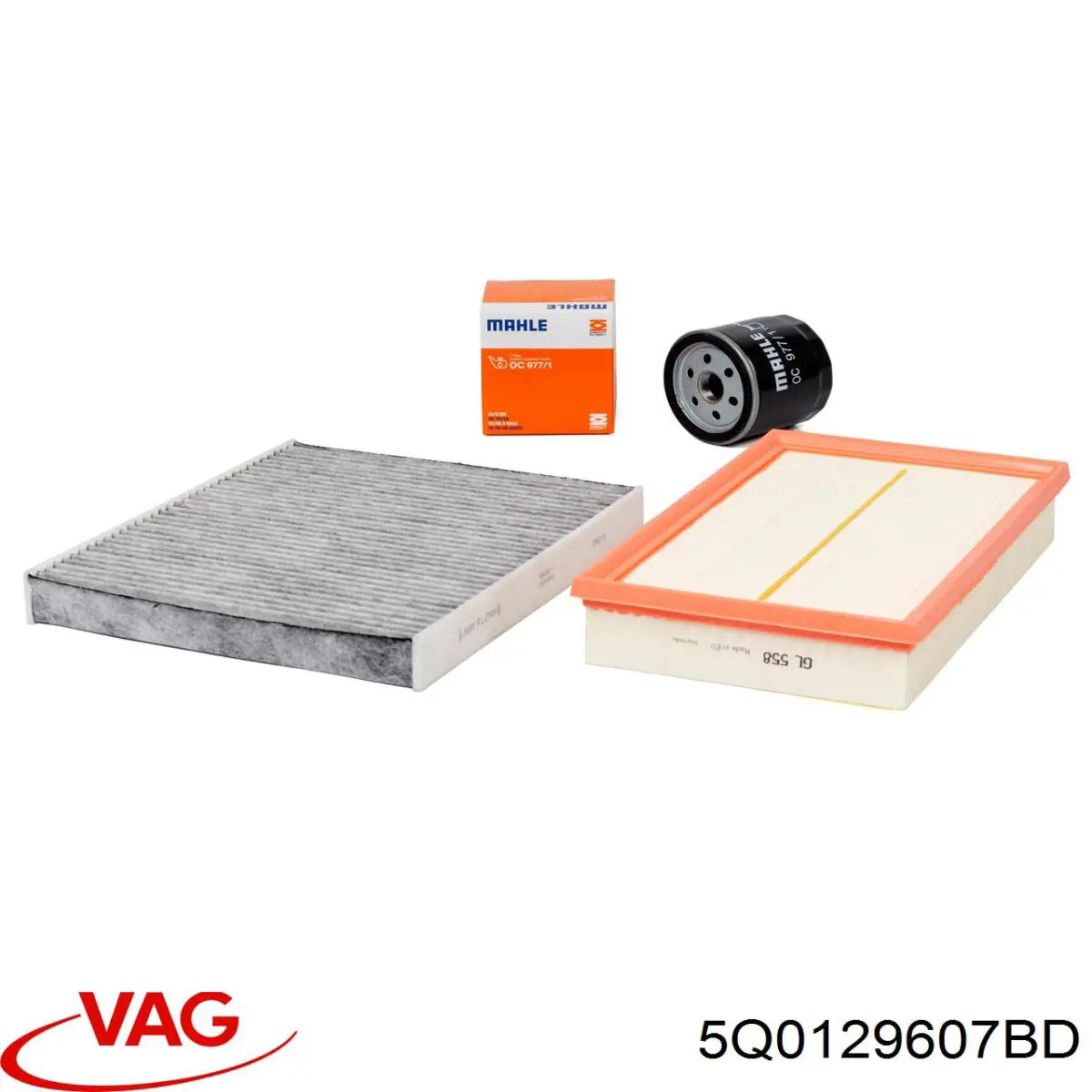 5Q0129607BD VAG Caixa de filtro de ar