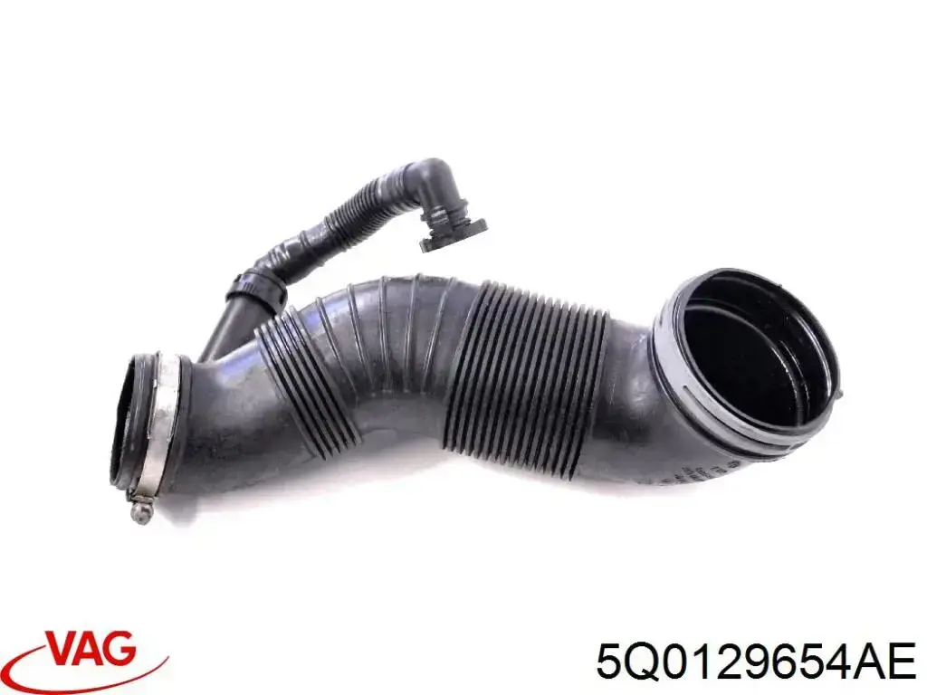 5Q0129654AE VAG Cano derivado de ar, saída de filtro de ar