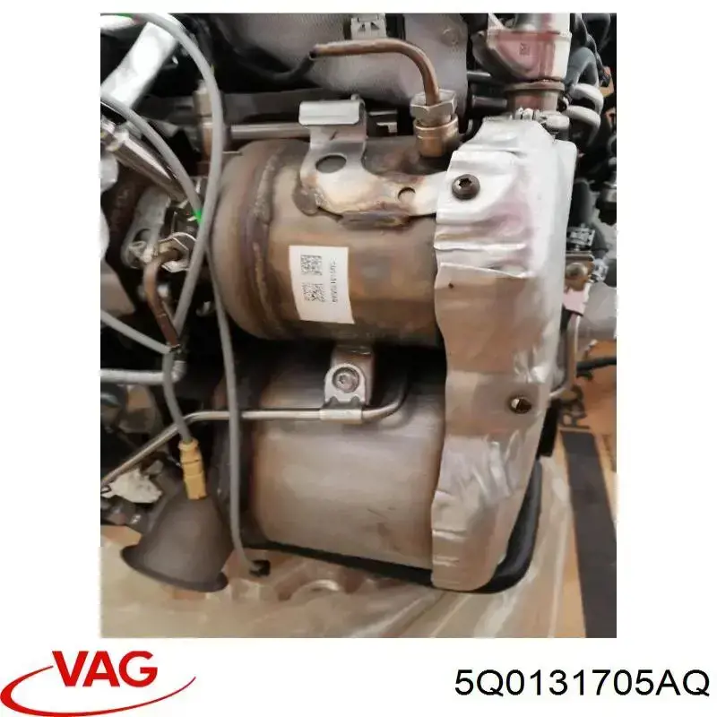 Filtro de partículas do sistema dos gases de escape VAG 5Q0131705AQ preço, a partir de 530,68 USD