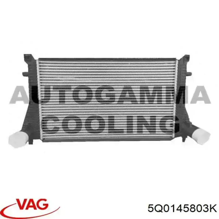 5Q0145803K VAG Radiador de intercooler