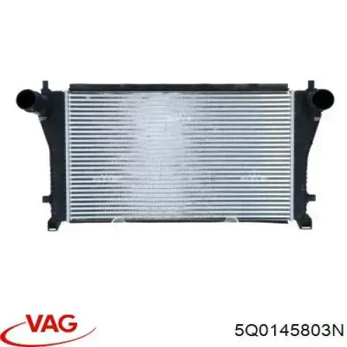 Compre 5Q0145803N VAG Radiador de intercooler
