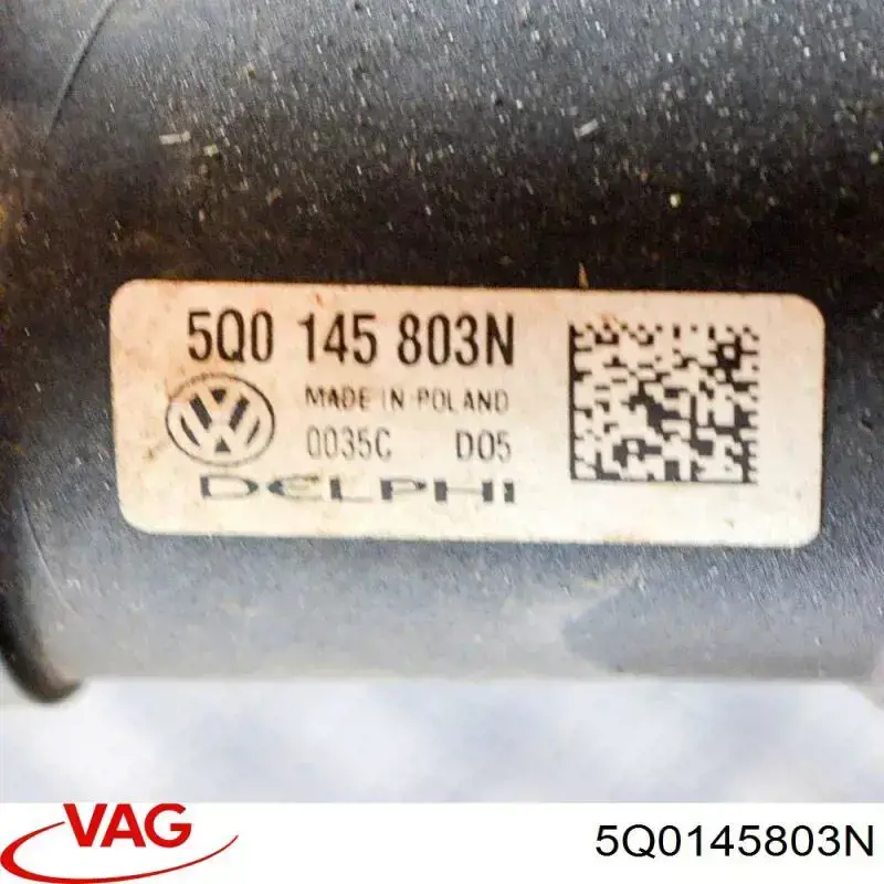 Compre 5Q0145803N VAG Radiador de intercooler