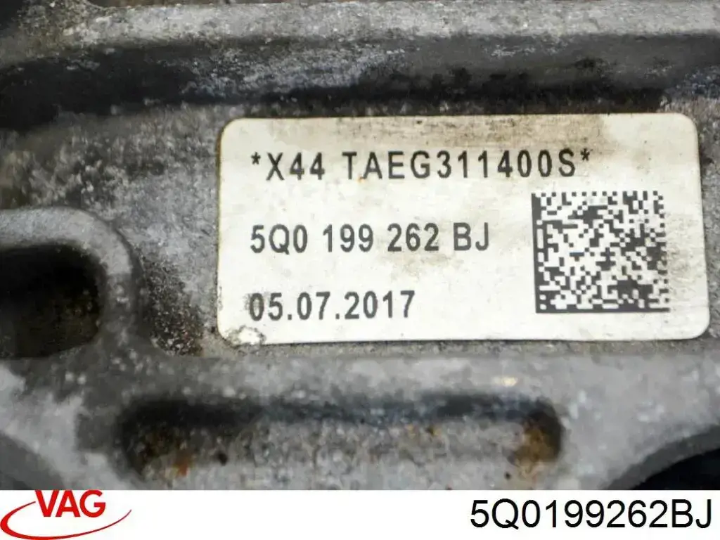 Compre 5Q0199262BJ VAG Coxim esquerdo de transmissão (suporte da caixa de mudança)