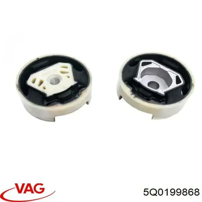 Bloco silencioso (coxim) de viga dianteira (de plataforma veicular) VAG 5Q0199868 preço, a partir de 14,32 USD
