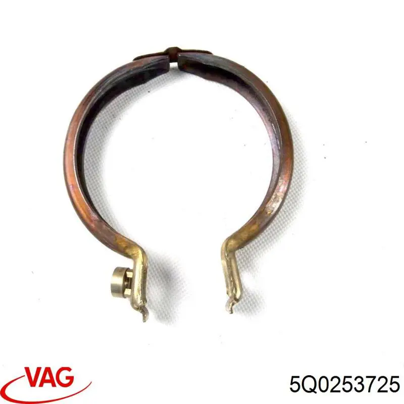 5Q0253725 VAG Braçadeira de silenciador dianteira