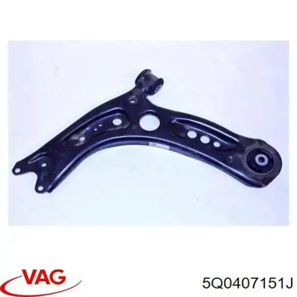 Braço oscilante inferior esquerdo de suspensão dianteira VAG 5Q0407151J preço, a partir de 49,37 USD