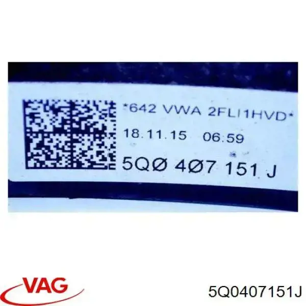 Compre 5Q0407151J VAG Braço oscilante inferior esquerdo de suspensão dianteira