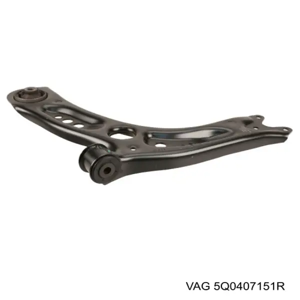 5Q0407151R VAG Braço oscilante inferior esquerdo de suspensão dianteira