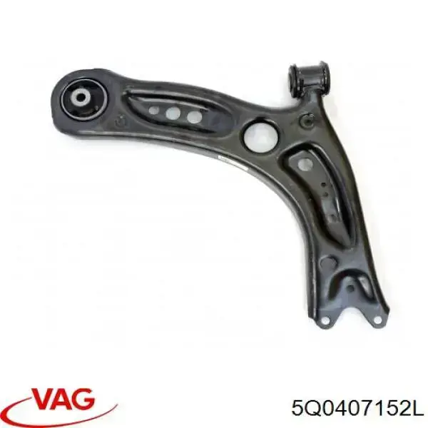 5Q0407152L VAG Braço oscilante inferior direito de suspensão dianteira