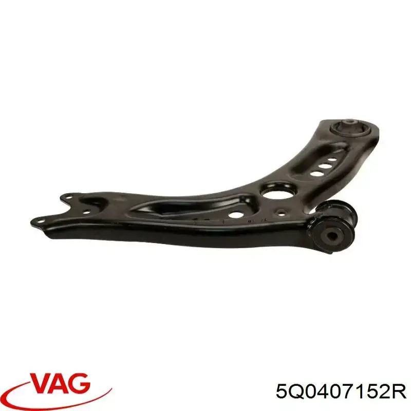 5Q0407152R VAG Braço oscilante inferior direito de suspensão dianteira