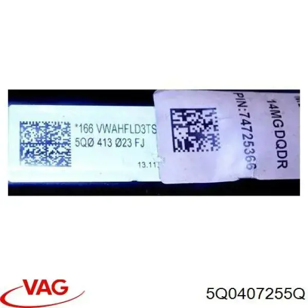 Compre 5Q0407255Q VAG Pino moente (extremidade do eixo) dianteiro esquerdo
