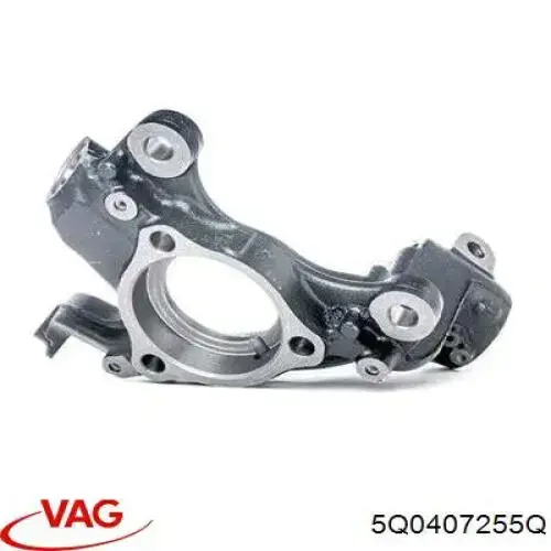 5Q0407255Q VAG Pino moente (extremidade do eixo) dianteiro esquerdo
