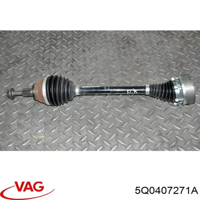 Semieixo (acionador) dianteiro esquerdo VAG 5Q0407271A preço, a partir de 76,62 USD